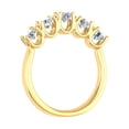 thumbnail image 2 of 1 Carat (ctw) 5-Stone Diamond Wedding Band Ring in 14K Yellow Gold (Ring Size 4.25), 2 of 5