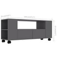 thumbnail image 6 of "IM Beauty LED TV Cabinet with 2 Drawers and side compartments Gray 47.2""x13.7""x16.9""Chipboard", 6 of 6