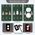 thumbnail image 3 of Yayeee Toggle Light Switch Wall Plate 1-Gang 4.5"x2.7" Home Decorative Outlet Cover, Christmas Santa Hats, 3 of 7