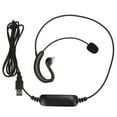 thumbnail image 2 of Auriculares para el gancho para el oído, auriculares de Alto rendimiento, auriculares USB, para skype para msn, 2 of 7