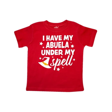 

Inktastic I Have Abuela Under My Spell with Cute Witch Hat Gift Toddler Boy or Toddler Girl T-Shirt