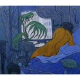 thumbnail image 3 of Ranson, Paul 13x12 Black Modern Framed Museum Art Print Titled - La Chambre Bleue, 3 of 5
