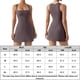 thumbnail image 2 of Vestido De Tirantes Finos Vestido ajustado de mujer Estilo sexy Vestido sin mangas Cuello cuadrado Slim Fit Traje diario Ygjytge Gris M para Mujer, 2 of 5