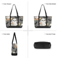 thumbnail image 6 of FORMRS Canvas Laptop Tote Bag for Women with 15.6" Computer Compartments Shoulder Handbag, Cute Ghosts, 6 of 7