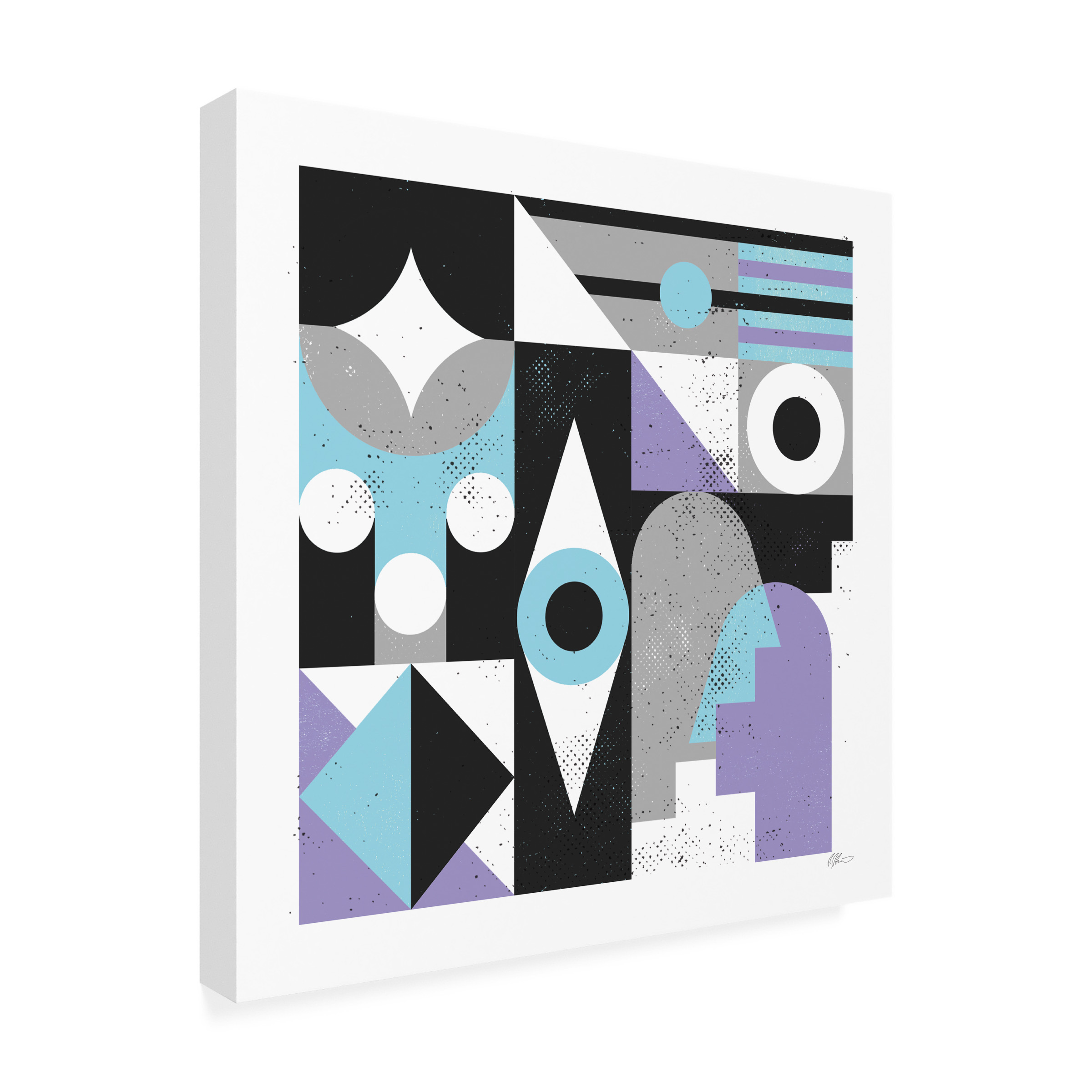 Robert John Paterson 'Abstract Eyes' Canvas Art