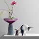 thumbnail image 1 of Art Splashing Cow Ornt Table Static Zoo Resin R, 1 of 4