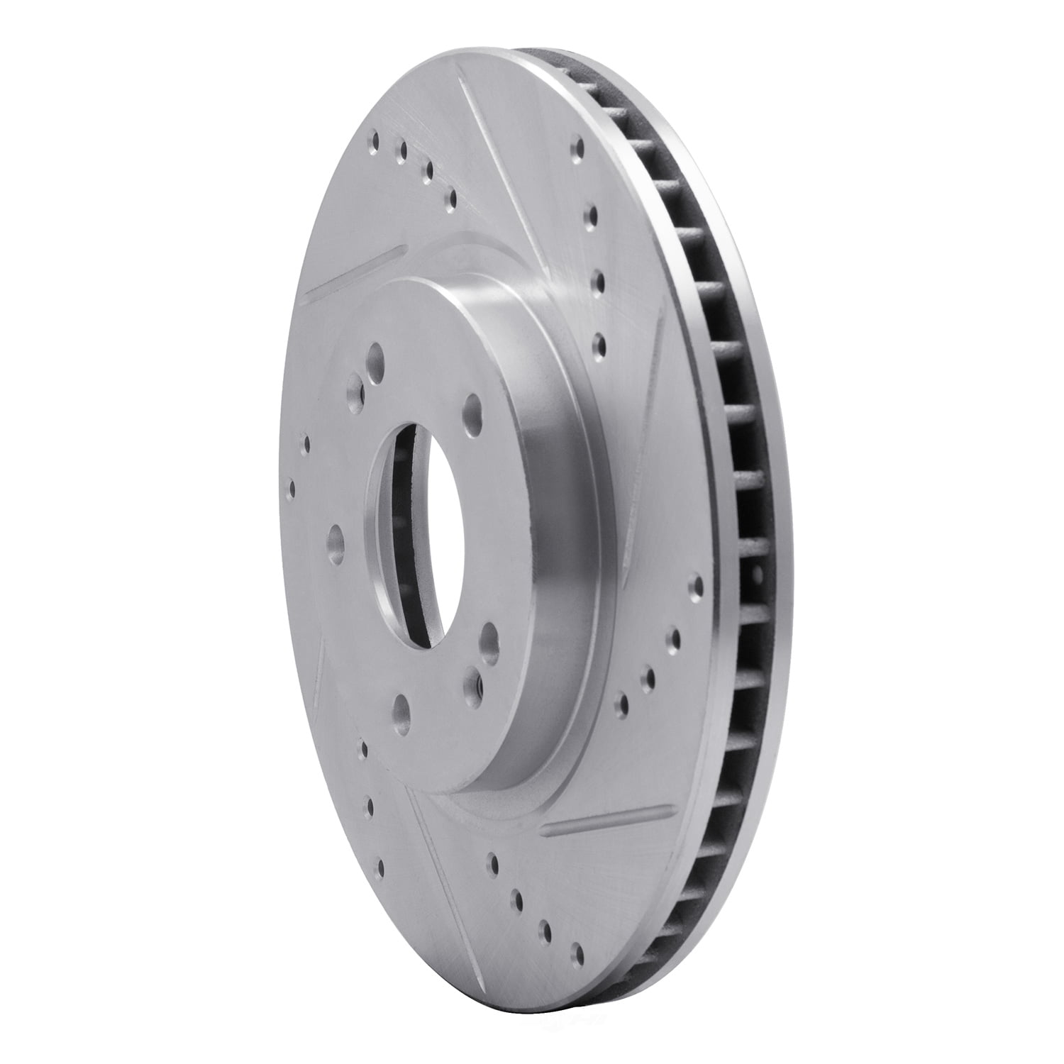 Dynamic Friction Company 631-03045R DFC Brake Rotor - Drilled And Slotted - Silver