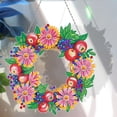 thumbnail image 5 of Cuadros Decorativos Guirnalda de pintura de diamante DIY hecha a mano 5D Rhinestone puerta de dibujo guirnalda de flores Ehuebsd Nuevos Originales, 5 of 5