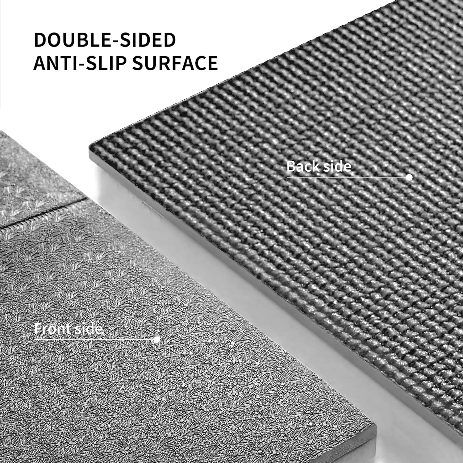 PROIRON Foldable Travel Yoga Mat 0.16" PVC, Folding Exercise Mat Non Slip for Yoga Pilates Camping Outdoors, Lightweight Packable, Black