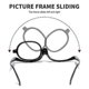 thumbnail image 3 of Flip Over Makeup Reading Magnifying Glasses Folding Eye +1.0 To +4.0 Eyeglasses, 3 of 3
