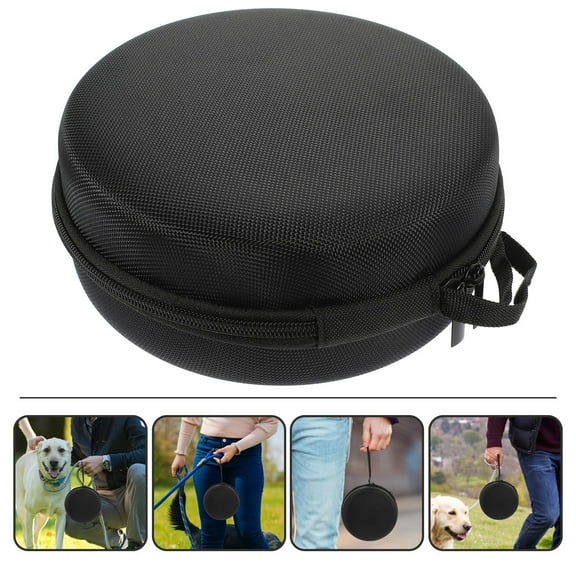 YSNOOWE Pet Treats Storage Bag Black for Walking Dogs 1Pcs 7.5x3.1in