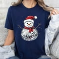 thumbnail image 5 of Disco Snowman Christmas T‑Shirt, Retro Holiday Tee for Dancers, 5 of 8
