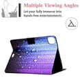thumbnail image 4 of Allytech iPad Pro 11 inch 2021(3rd Gen)/2020(2nd Gen)/2018(1st Gen), Auto Sleep Wake Flexible Slim Back Cover PU Leather Wallet Folio Card Slots Protective Case for iPad Pro 11", Water Droplets, 4 of 6