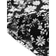 thumbnail image 5 of Vestido largo bohemio de verano con flores y mangas cortas, escote cuadrado, con bolsillos, color negro para mujer Inspire Chic, 5 of 6