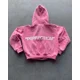 thumbnail image 5 of Sudadera con capucha y cremallera de gran tamaño con estampado de letras de grunge rosa Y2k, sudaderas con capucha para mujer, tops góticos harajuku, nueva ropa de calle, 5 of 5