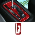 thumbnail image 1 of Real Bright Soft Car Interior Carbon Fiber Sticker DecorationFor Jeep Wrangler JK 2011-2017 Red Carbon Fiber Automatic Gear Shift CoverAuto Car Protection Interior Accessories, 1 of 8