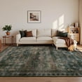 thumbnail image 2 of Ultrug Vintage Floral Rugs Soft Boho Area Rug Indoor Carpet for Living Room Bedroom Home Decor,4'x6',Brown, 2 of 7