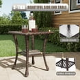thumbnail image 6 of LayinSun 6 Piece Wicker Patio Furniture Set, Classis Outdoor Conversation 360 Degree Swivel Chairs Set with Coffee Table, 6 of 7