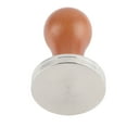 thumbnail image 3 of NIKOU 1 Pc Manche En Bois En Acier Inoxydable Espresso Café Inviolable Presse Outil avec 58mm Base Plate Chaude, 3 of 14