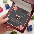 thumbnail image 4 of Happy 40th!, Interlocking Hearts Necklace, Gift Box Included, 4 of 5