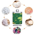 thumbnail image 4 of Clear Storage Jar 2.75x 4.13 Inches One Sizex2 Cotton Swabs Cans Translucent Plasticental Floss Cans Cotton Pads Cans Bathroom Canisters Cute Green Cartoon Turtle, 4 of 7