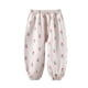 thumbnail image 1 of Odeerbi 1-7 Años Niños Niñas Algodón Bloomers Verano Lindo Impresión Jogger Pantalones Flor de Impresión Transpirable Loose Casual Linterna Pantalones Haren Pantalones, 1 of 3
