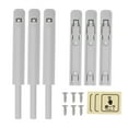 thumbnail image 2 of Push Open Latches, 3Pcs Push Latch Easy Escape ABS Oxidation   for Hotel for Closet, 2 of 8