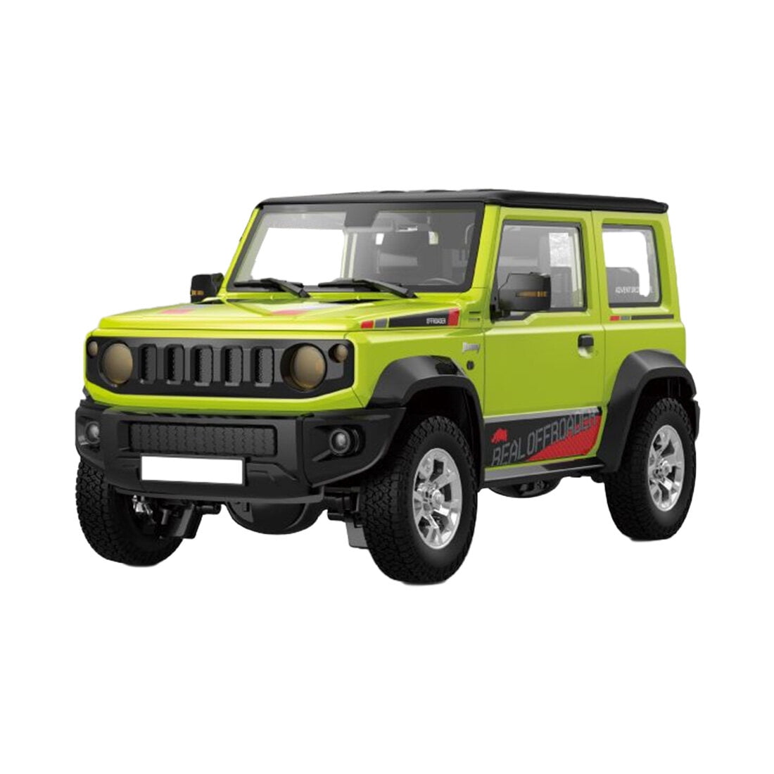 1/16 Scale 2.4GHz 4WD RC Off-Road Car HG4-53 with Smoke Generator & Sound Ready to Run Electric Climbing Vehicle（Green）