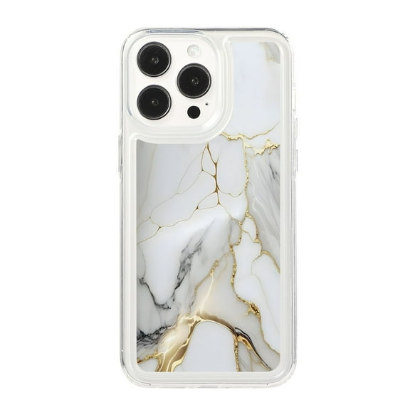 TECH CIRCLE For iPhone 15 Plus Case,Stylish Marble Design Protective Shockproof Slim Thin Soft TPU Military Drop Protection Girls Women Men Case for Apple iPhone 15 Plus 6.7" 2023,White