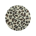 thumbnail image 3 of Top Headwear Animal Cheetah Leopard Print Wool Fashion Beret - White, 3 of 3
