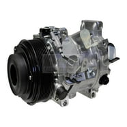 Denso 471-1301 New A/C Compressor with Clutch Fits select: 1991-1993 ...