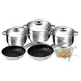 thumbnail image 1 of 9-Piece Stainless Steel Cookware Set, 1 of 1