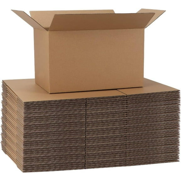 40 Packs 10x6x6 Shipping Boxes Corrugated Cardboard Boxes Shipping Box