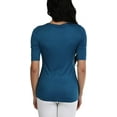 thumbnail image 5 of ToBeInStyle Women's Classic Loose Knit Tee, 5 of 5
