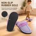 thumbnail image 4 of EQW Kids Slippers for Girls Boys - Warm Memory Foam Non-Slip House Shoes, Soft Plush Indoor Outdoor Bedroom Slides, 4 of 9