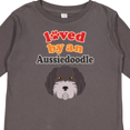 thumbnail image 4 of Inktastic Aussiedoodle Dog Gift Boys or Girls Long Sleeve Toddler T-Shirt, 4 of 5