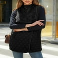 thumbnail image 2 of Women Quilted Vest Patchwork Sleeveless Jacket Open Front Cardigan, 2 of 9
