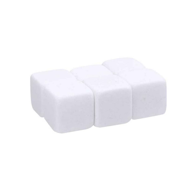 Toystoory Piedras de whisky naturales para beber, cubo de hielo, piedra para whisky, Enfriador de roca, 6 uds. Barra de herramientas