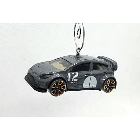 Christmas Ornament for 2012 Ford Fiesta Gray White