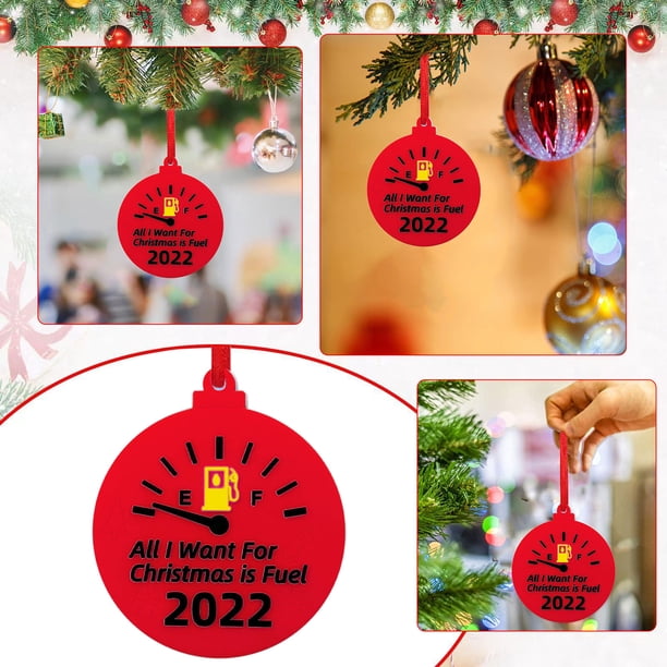 onlyliua Liquidación Adornos Navideños 2022 Gasolinera de Papá Noel No Necesita Regalos Navideños Como Colgantes de Gasolinara de Petróleo y Gas