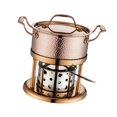 thumbnail image 2 of Luzkey Réchaud à Alcool Marmite Chaude en Acier Inoxydable Buffet Chaud pour BBQ Restaurant Usage Domestique C, 2 of 8