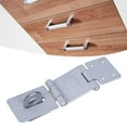 thumbnail image 2 of Anti Theft Door Lock Hasp Staple Padlock Clasp Shed LatchTool Padlocks, 2 of 8