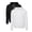 Black+White, variant on BELLA + CANVAS Unisex Fleece Hoodie Sweatshirt, 52/48 Cotton/Polyester Winter Long sleeve Pullover (Asphalt , 3XL)