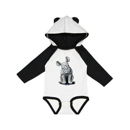 

Inktastic Curious Rhinos Gift Baby Boy or Baby Girl Long Sleeve Bodysuit