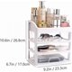 thumbnail image 3 of Cosmetic Organizer with 3 Drawers, Cosmetic Display Case, Cosmetic Organizer (3 Drawers), 3 of 4