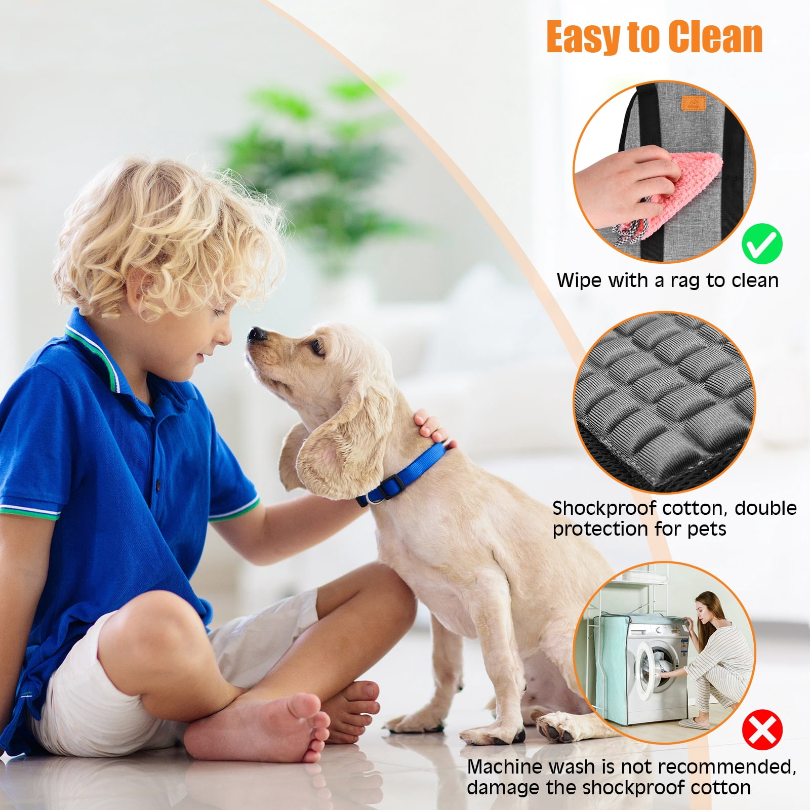Small Pet Dog Grooming Hammock Restraint Harness Sling Bags Hair Nail Trimming
