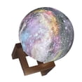 thumbnail image 1 of Bearachild Lámpara de luna con impresión 3D regulable con soporte, Control táctil, recargable, luz nocturna para dormir, herramienta de iluminación para Iluminación y accesorios Bearachild HA065897-00, 1 of 6