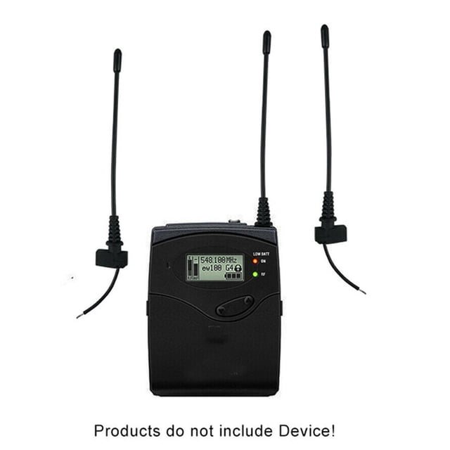 NATEFEMIN Antenne de Finition Soignée pour Shure & Sennheiser EW100G2/G3 Réparation de Micro Bodypack Amélioration de la Configuration Audio
