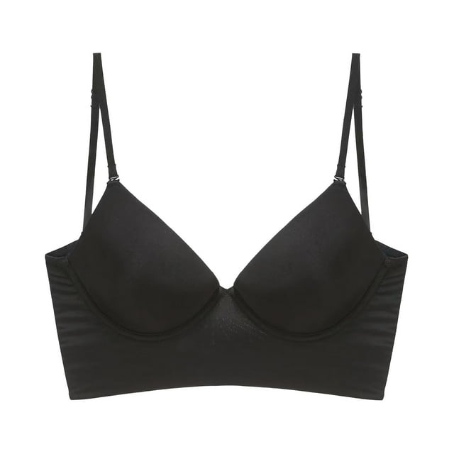 Brasier Mujer Sujetador de Mujer con Aros Suaves, sin Espalda, Grandes y Reveladores, con Aros Pequeños y Caídos Grande