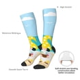 thumbnail image 5 of Bingfone Compression Socks for Women and Men Long Socks for Running Athletic Cycling Nurse-Gnomes On The Beach, 5 of 8